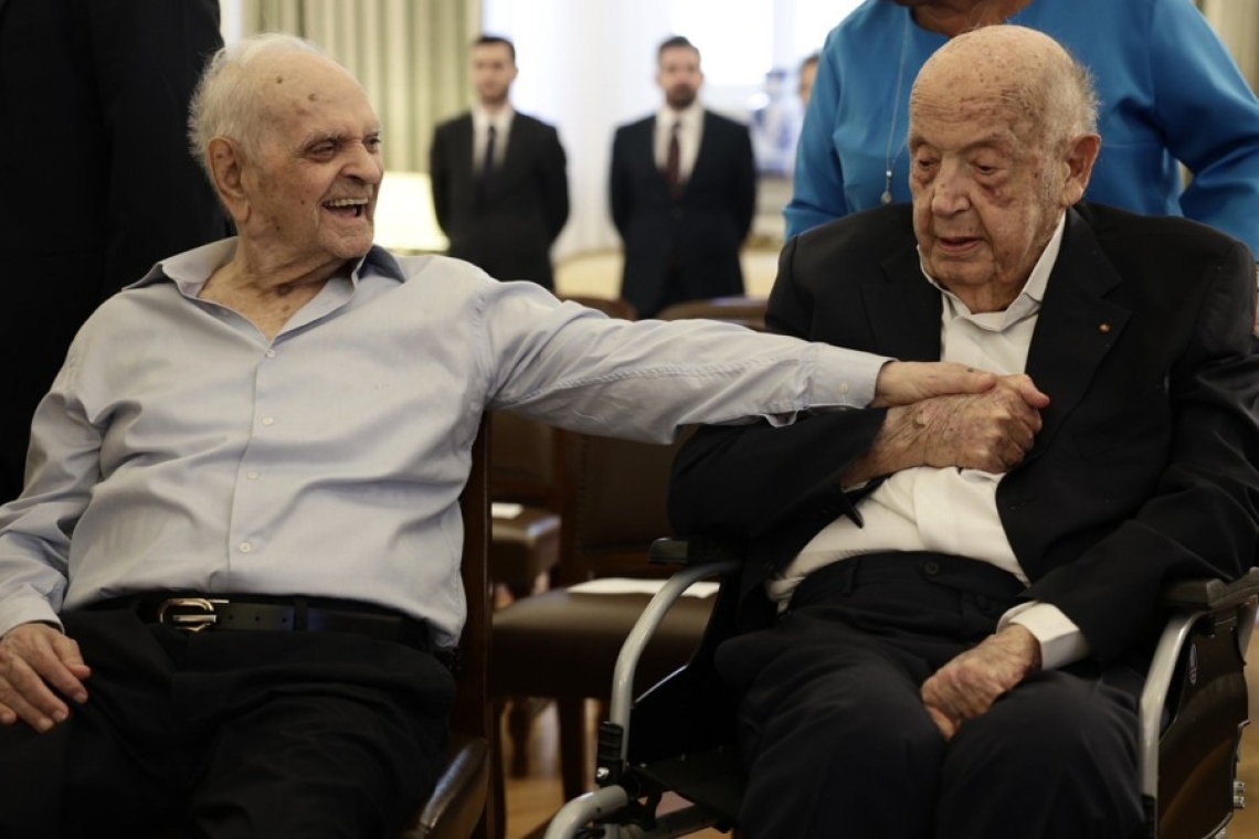 Μαρκόπουλος, Πλέσσας και Παπαδόπουλος παρασημοφορήθηκαν από την Πρόεδρο της Δημοκρατίας